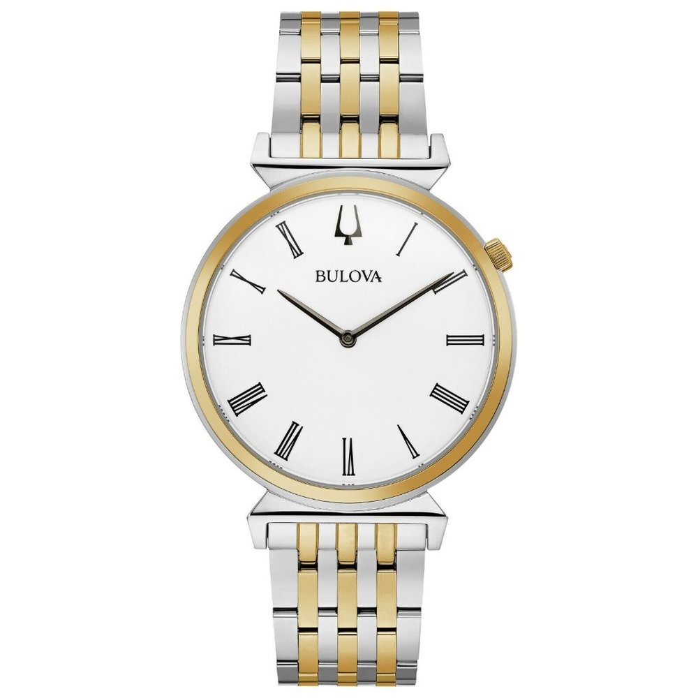 Bulova Men's Slim 38mm Two Tone Watch